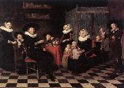 PALAMEDESZ, Antonie Family Portrait ga oil painting artist